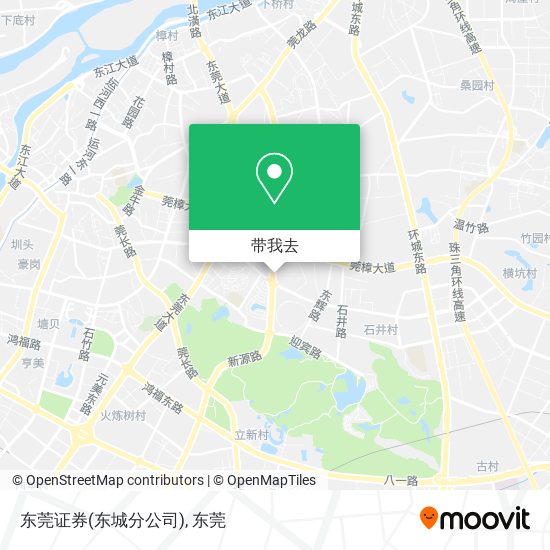 东莞证券(东城分公司)地图