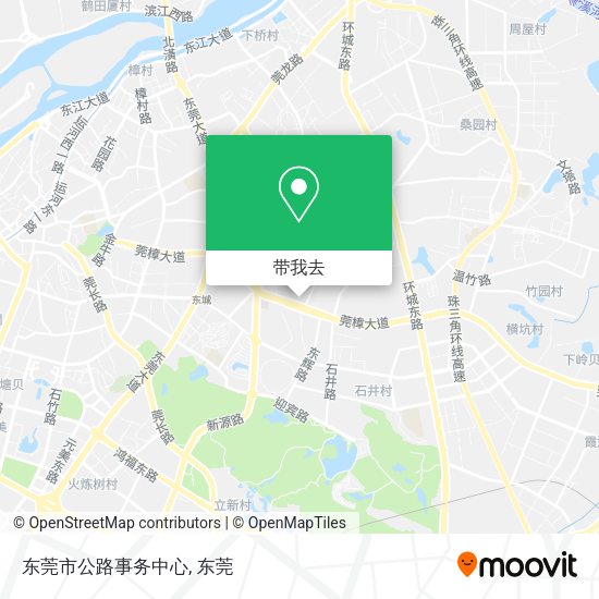 东莞市公路事务中心地图
