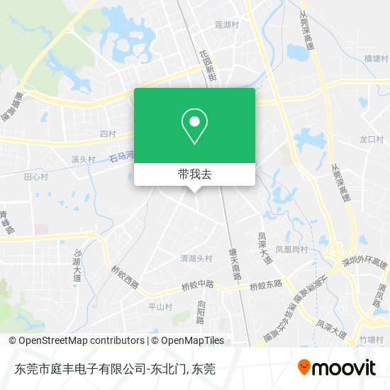东莞市庭丰电子有限公司-东北门地图