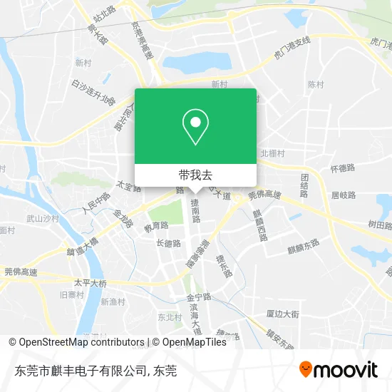 东莞市麒丰电子有限公司地图