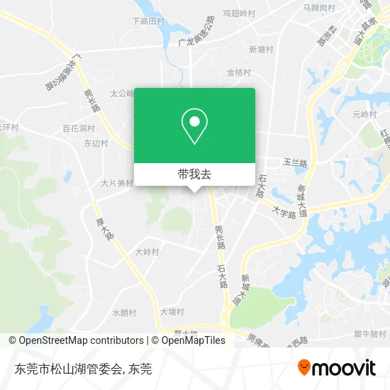 东莞市松山湖管委会地图