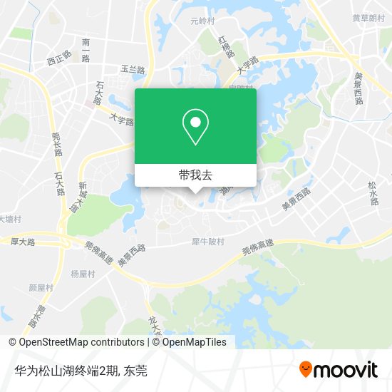 华为松山湖终端2期地图