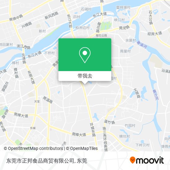 东莞市正邦食品商贸有限公司地图