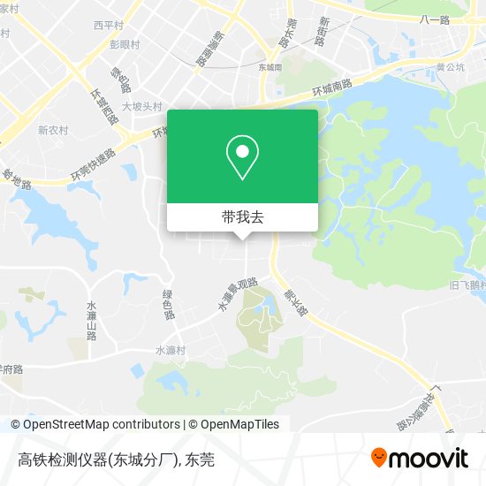 高铁检测仪器(东城分厂)地图