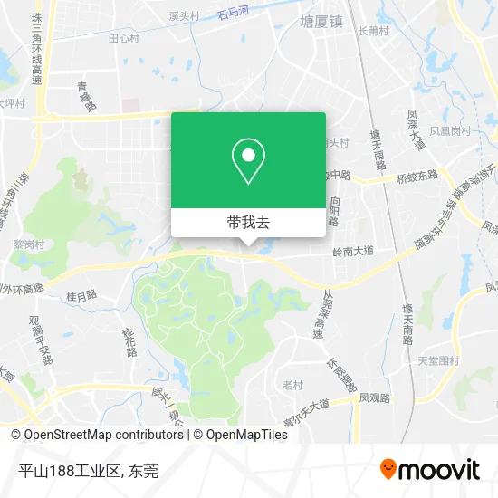 平山188工业区地图
