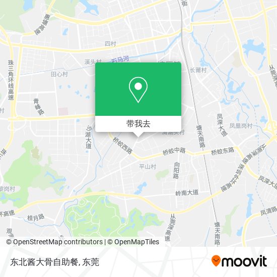 东北酱大骨自助餐地图