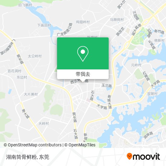 湖南筒骨鲜粉地图