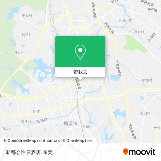 新都会怡景酒店地图