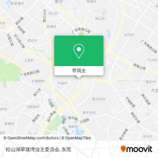 松山湖翠珑湾业主委员会地图