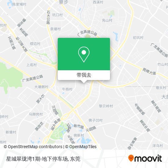 星城翠珑湾1期-地下停车场地图
