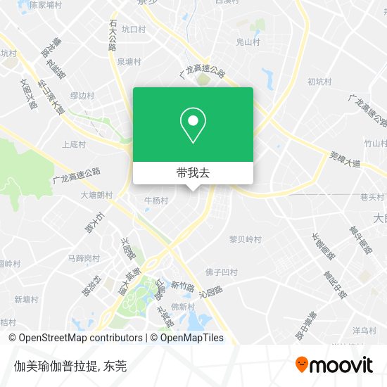 伽美瑜伽普拉提地图