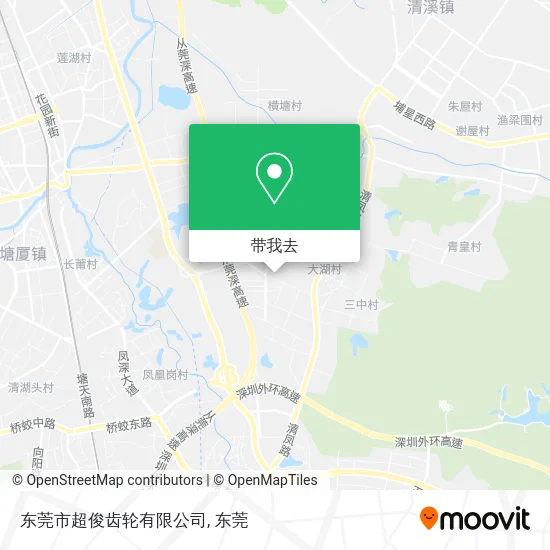 东莞市超俊齿轮有限公司地图