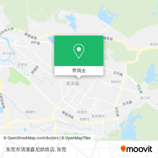 东莞市清溪森尼烘焙店地图