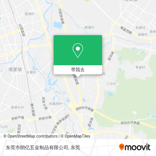 东莞市朗亿五金制品有限公司地图