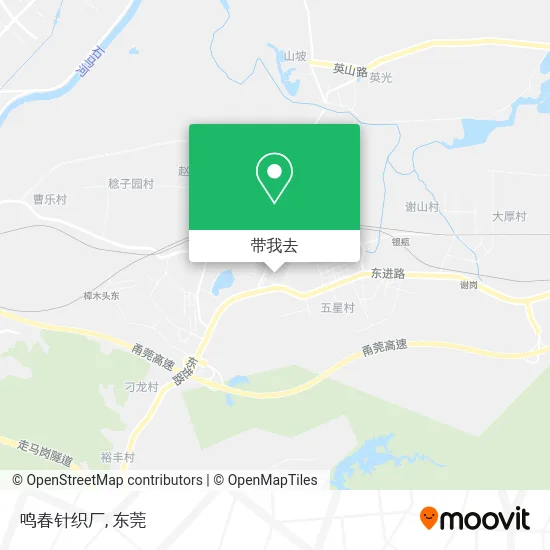 鸣春针织厂地图