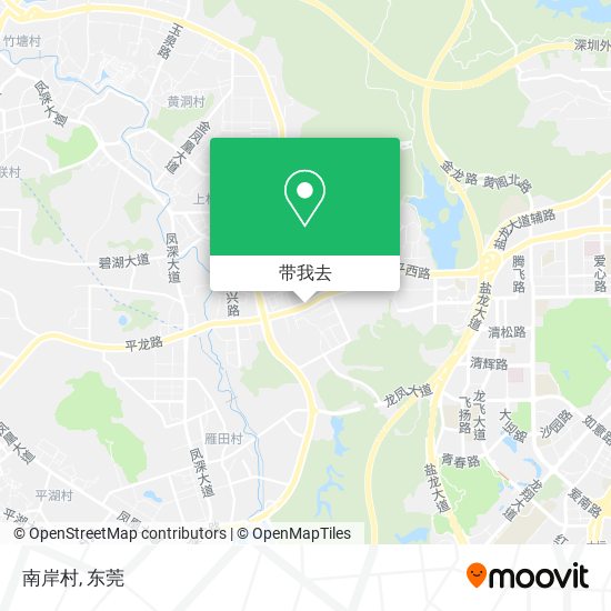 南岸村地图