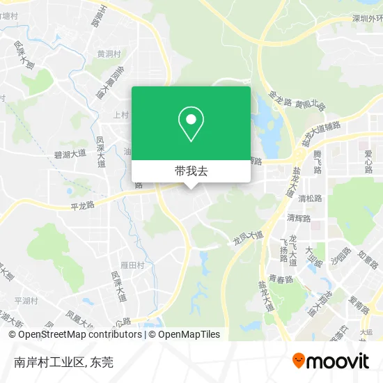 南岸村工业区地图
