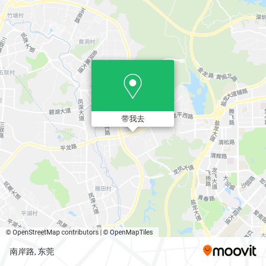 南岸路地图