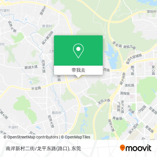 南岸新村二街/龙平东路(路口)地图