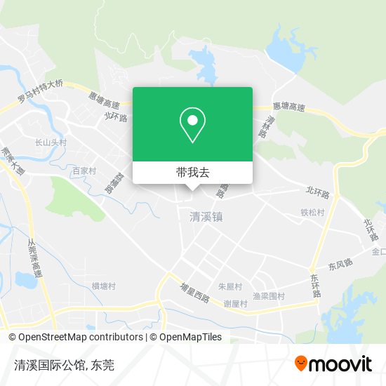 清溪国际公馆地图