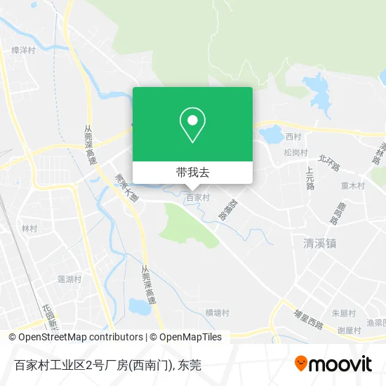 百家村工业区2号厂房(西南门)地图