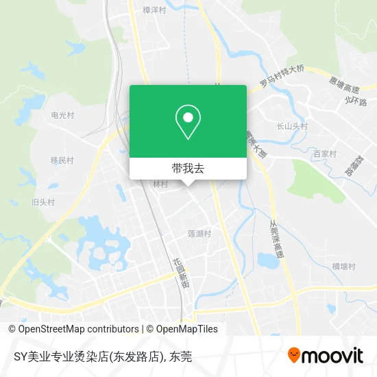 SY美业专业烫染店(东发路店)地图