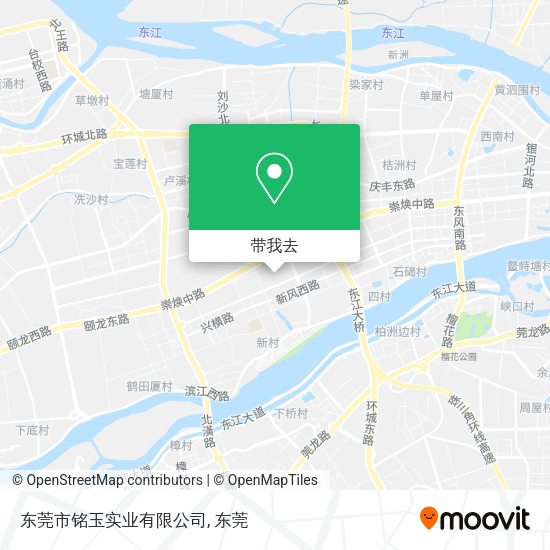 东莞市铭玉实业有限公司地图