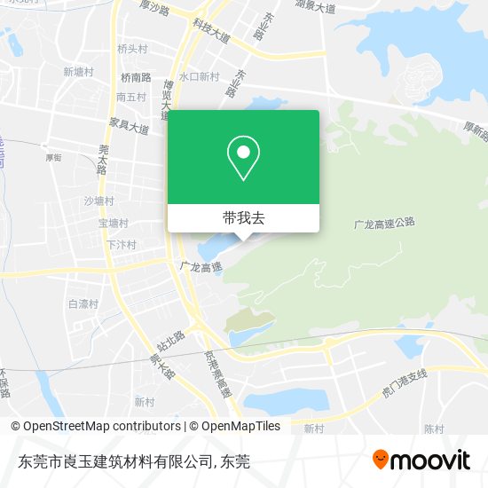 东莞市崀玉建筑材料有限公司地图