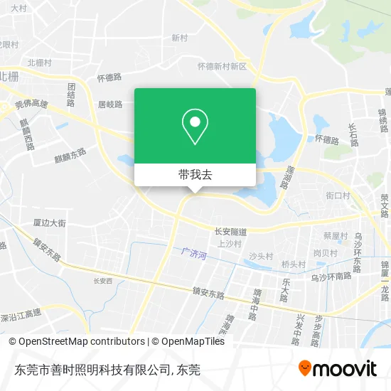 东莞市善时照明科技有限公司地图