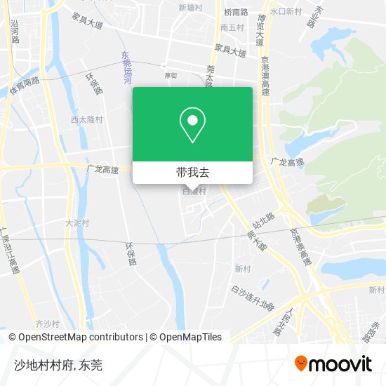 沙地村村府地图