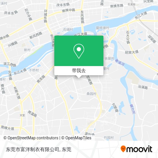 东莞市富洋制衣有限公司地图
