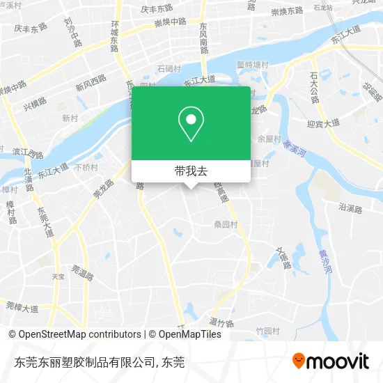 东莞东丽塑胶制品有限公司地图