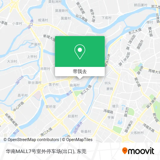 华南MALL7号室外停车场(出口)地图