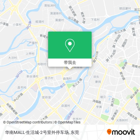 华南MALL·生活城-2号室外停车场地图