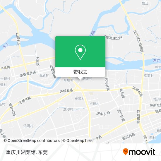 重庆川湘菜馆地图