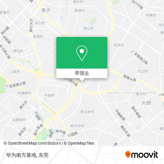 华为南方基地地图