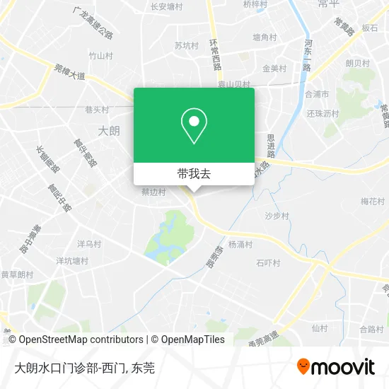 大朗水口门诊部-西门地图