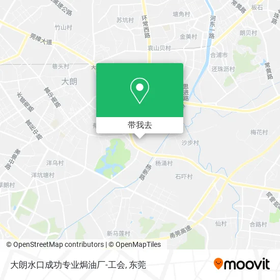 大朗水口成功专业焗油厂-工会地图