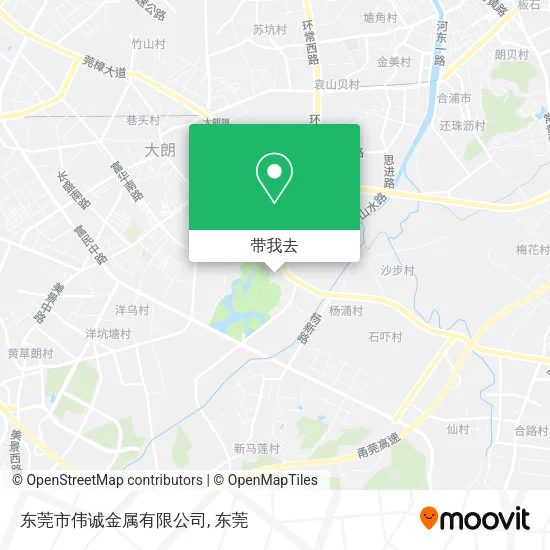 东莞市伟诚金属有限公司地图