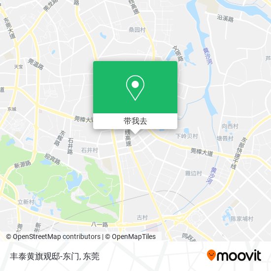 丰泰黄旗观邸-东门地图