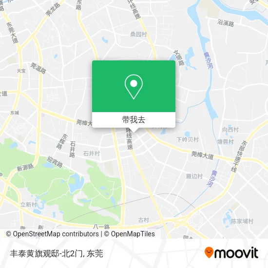 丰泰黄旗观邸-北2门地图