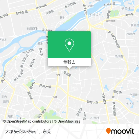 大塘头公园-东南门地图
