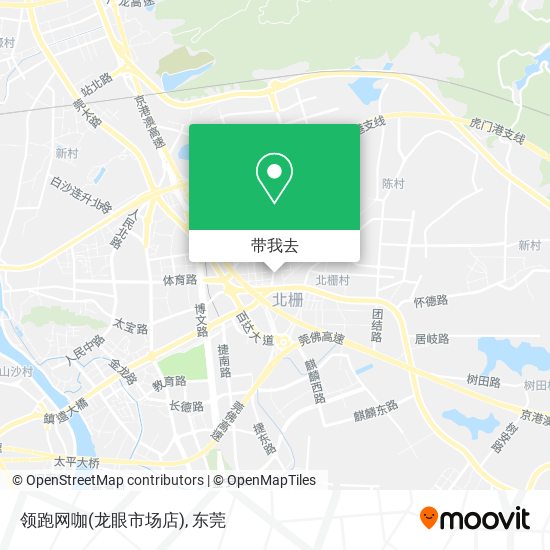 领跑网咖(龙眼市场店)地图