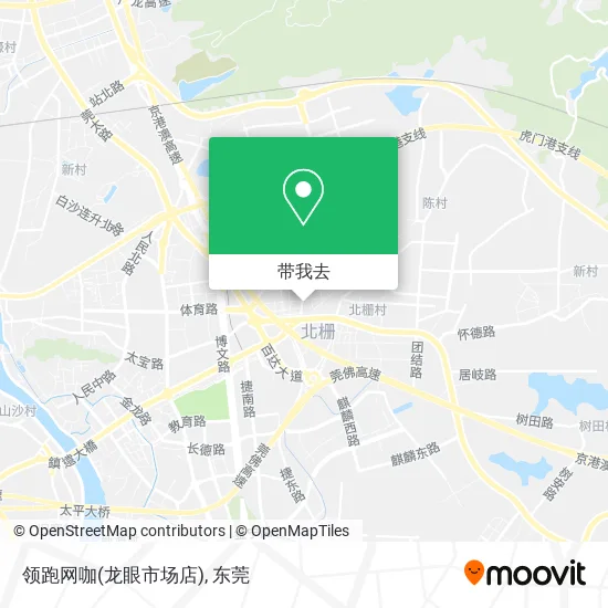 领跑网咖(龙眼市场店)地图