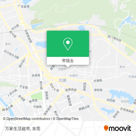 万家生活超市地图