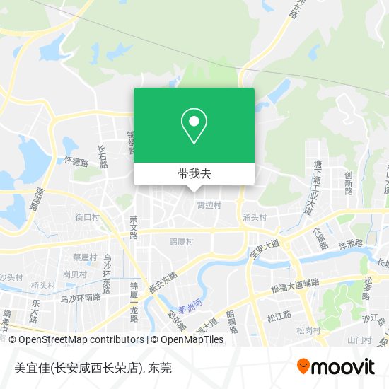 美宜佳(长安咸西长荣店)地图