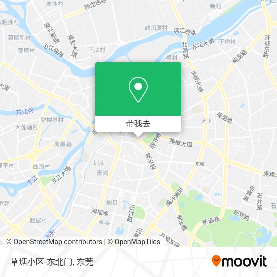草塘小区-东北门地图