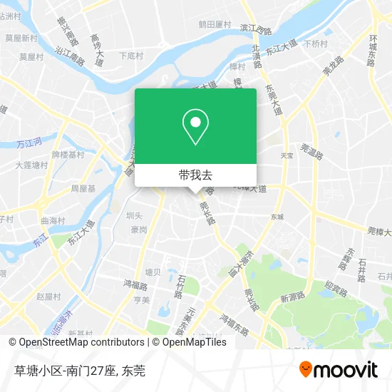 草塘小区-南门27座地图