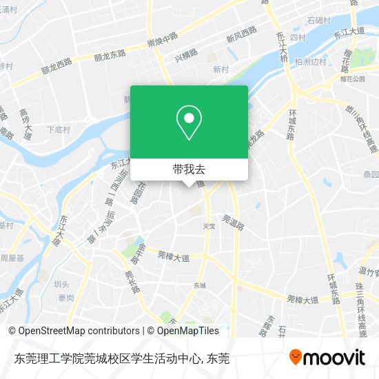 东莞理工学院莞城校区学生活动中心地图