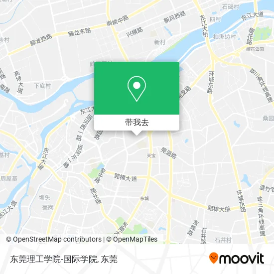 东莞理工学院-国际学院地图